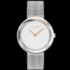 Aco E Dourado Rosa Em Malha Milanesa-Calvin Klein Watches Cheap