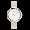 Aco E Dourado Rosa Em Pele Bege-Calvin Klein Watches Hot