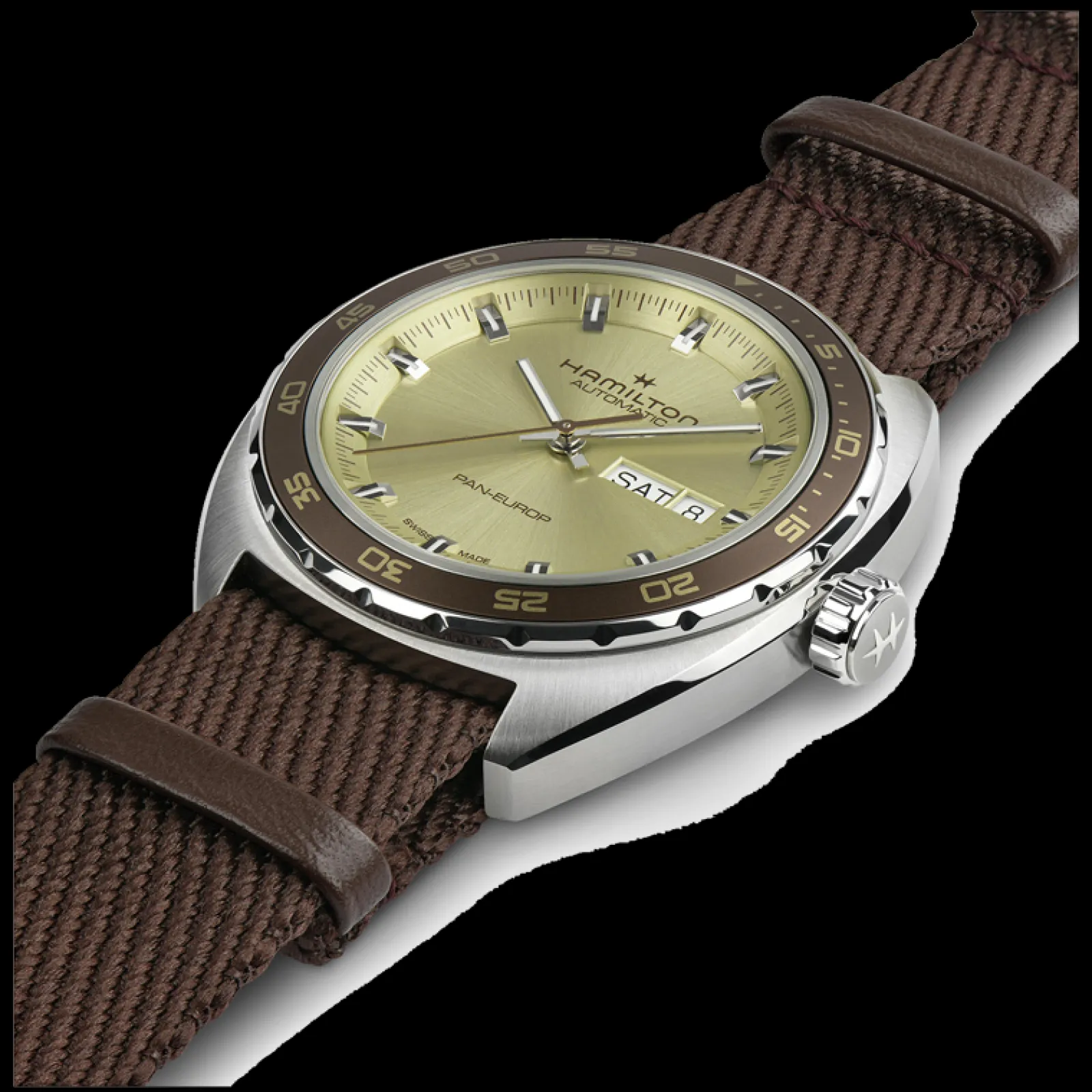 American Classic Pan Europ Day Date Auto-Hamilton Hot