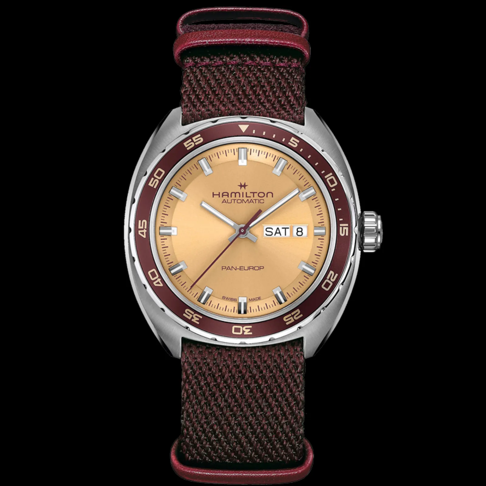American Classic Pan Europ Day Date Auto-Hamilton New