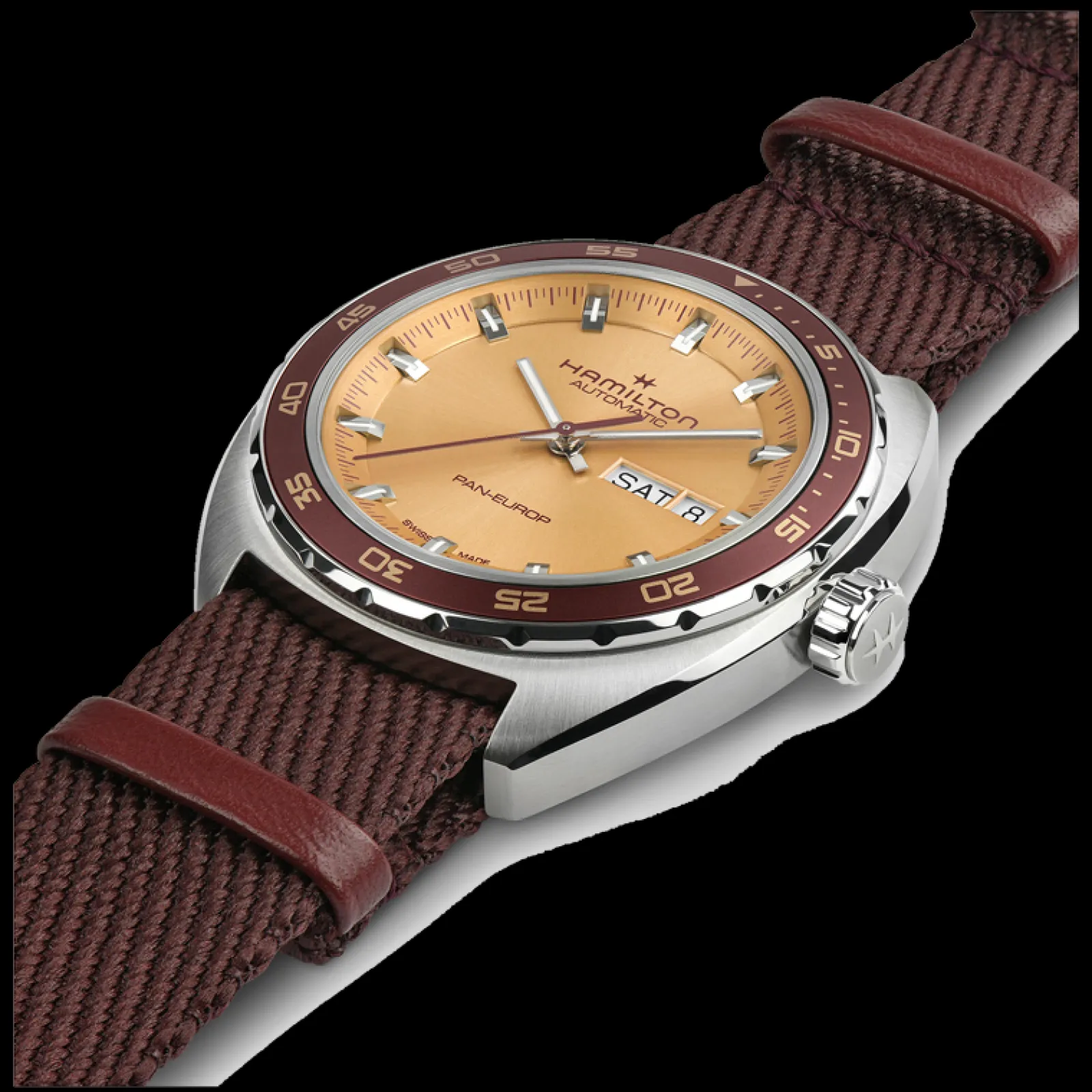 American Classic Pan Europ Day Date Auto-Hamilton New
