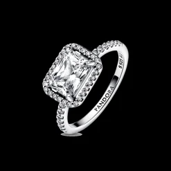 Anel Com Zirconia Cubica-Pandora Best Sale