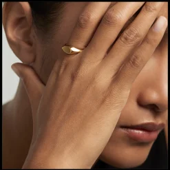 Anel Devi Stamp Dourado-PDPAOLA Store
