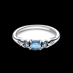 Anel Disney Jasmine Com Cristal Azul-Pandora Store