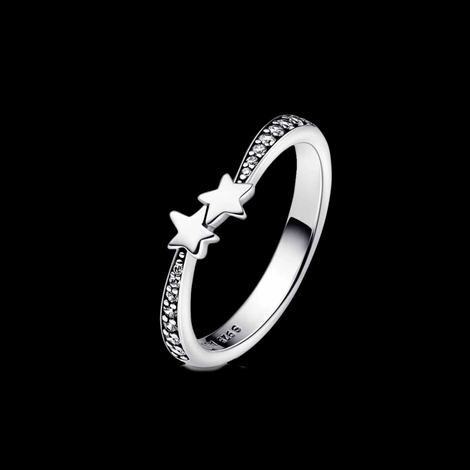 Anel Estrelas Com Zirconias-Pandora Best