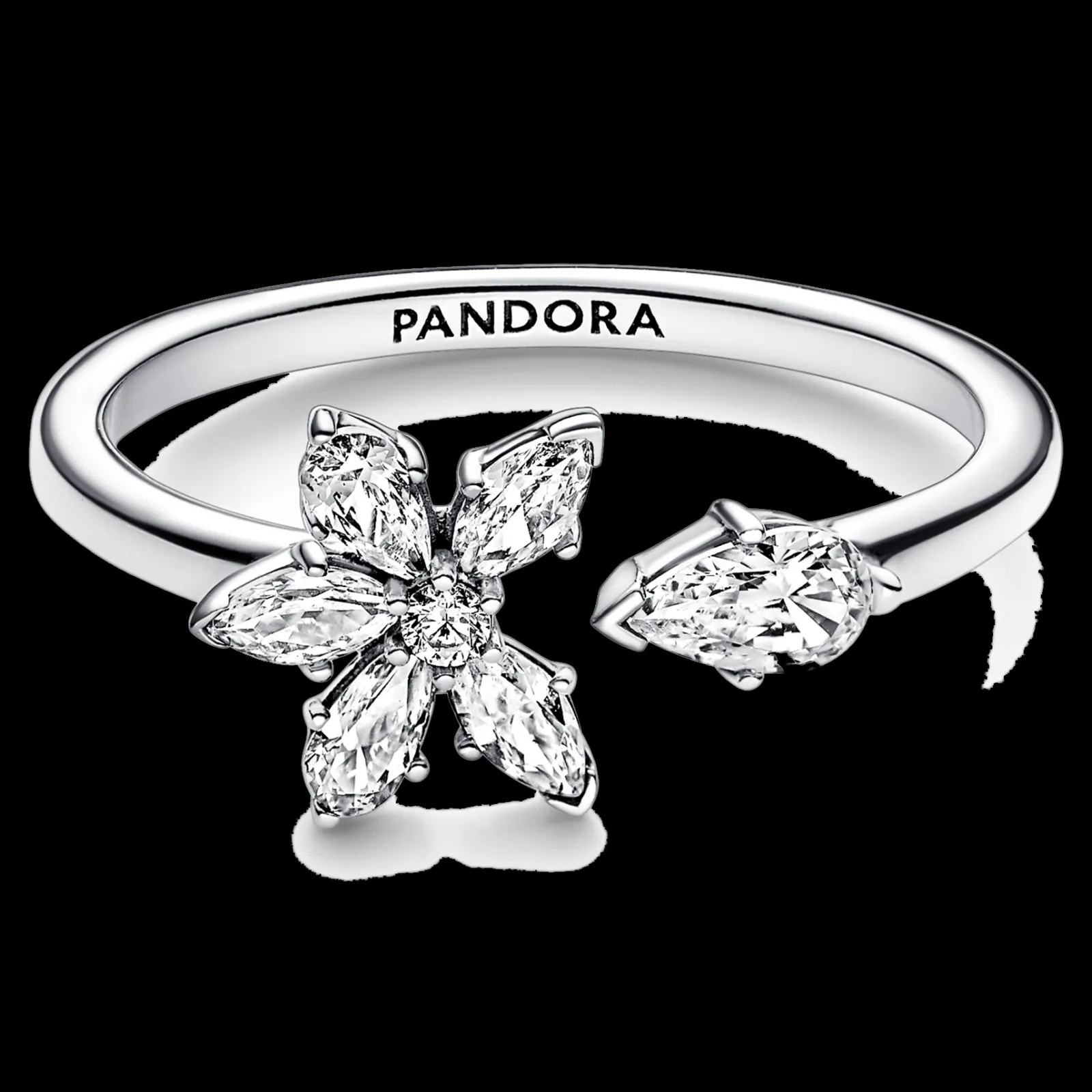 Anel Herbarium Cluster Com Zirconias-Pandora Shop