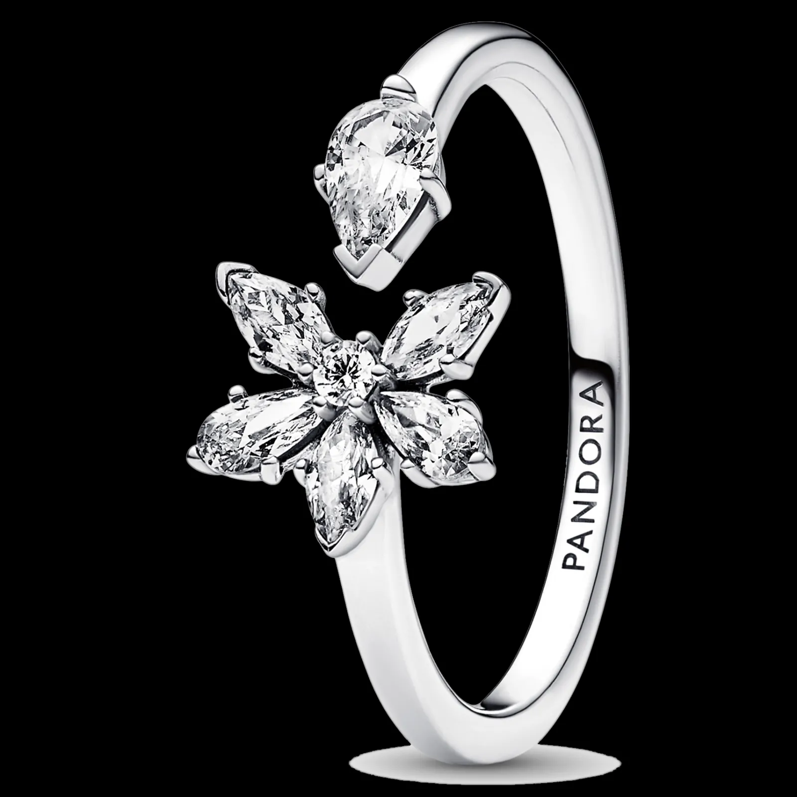 Anel Herbarium Cluster Com Zirconias-Pandora Shop