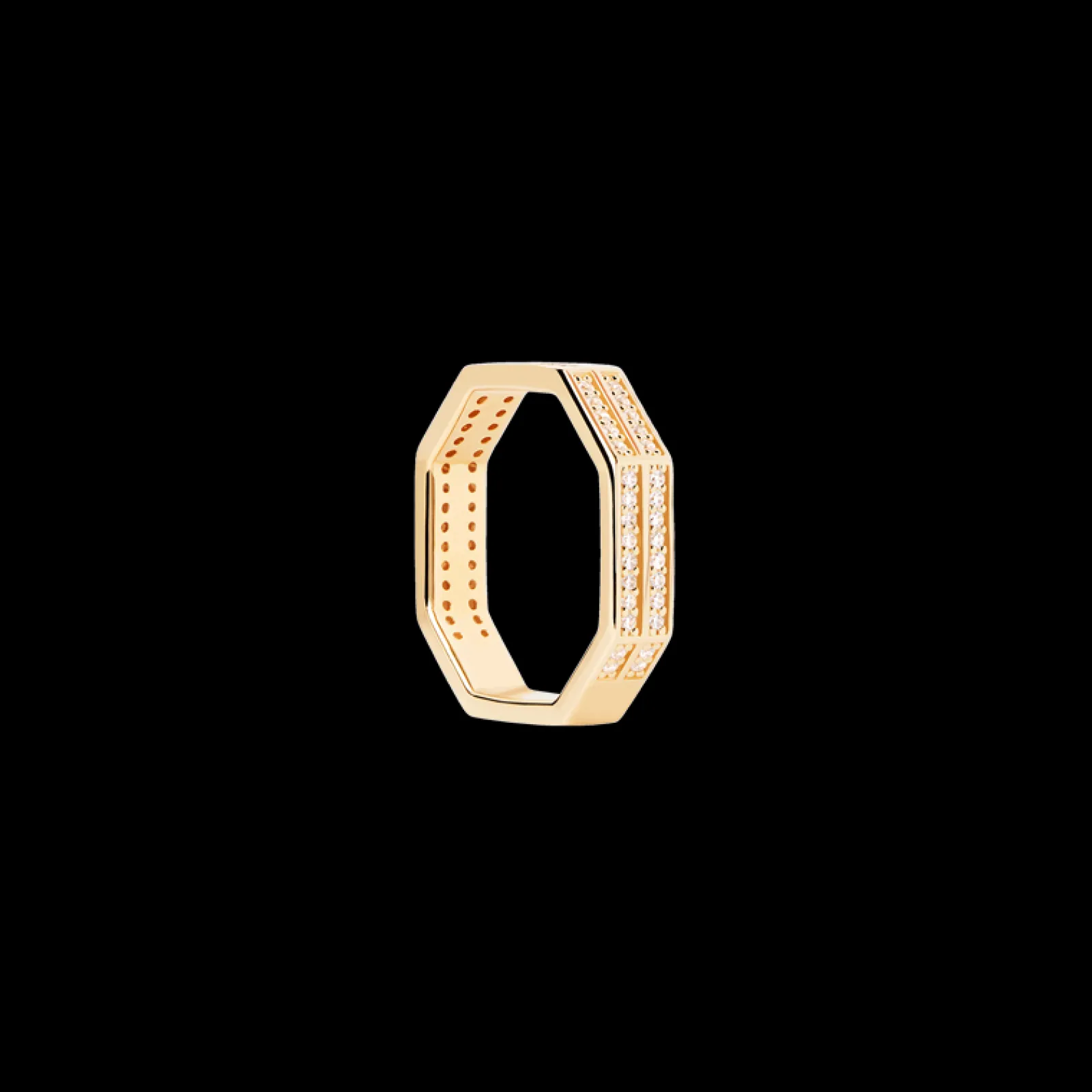 Anel Olympia Dourado-PDPAOLA Fashion