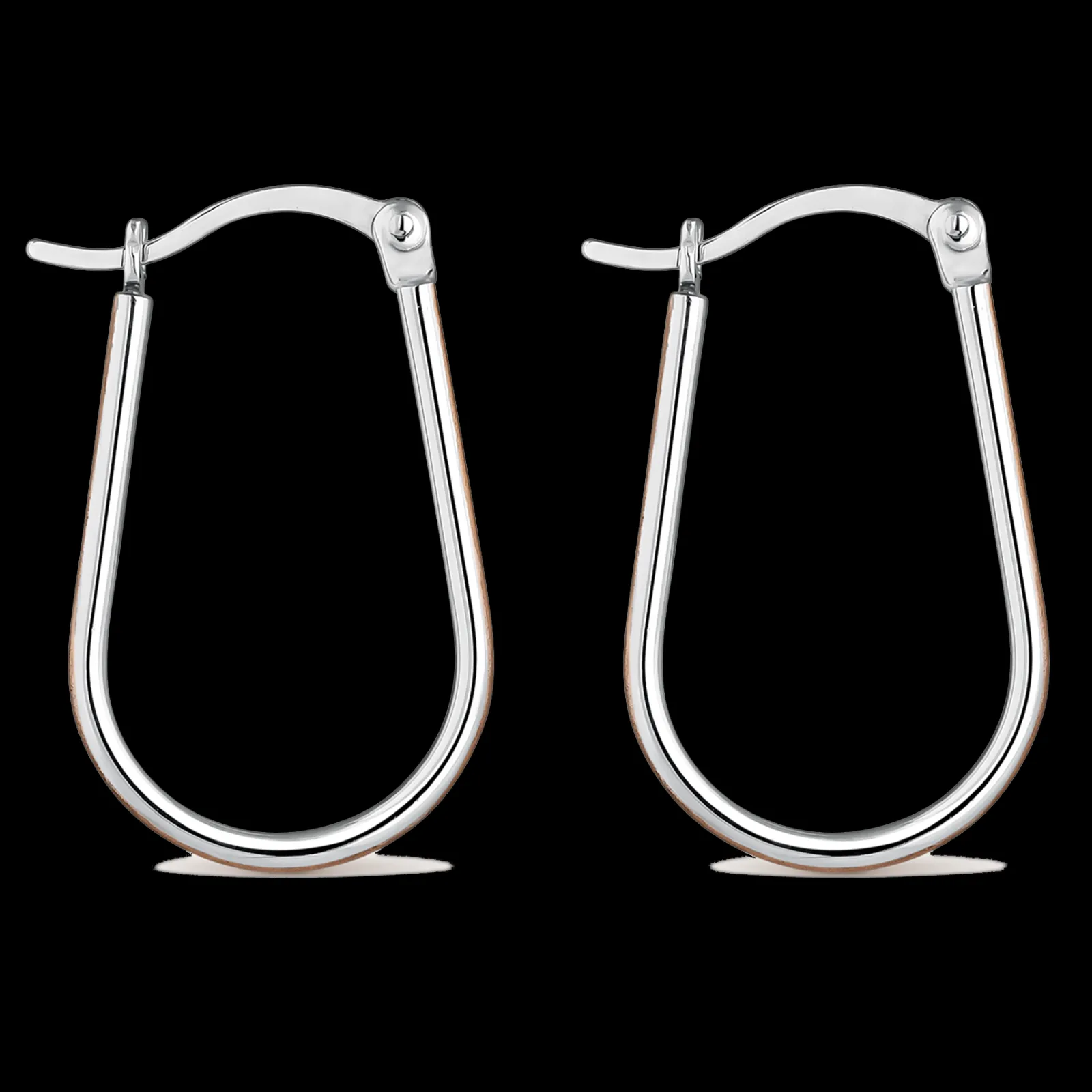 Argolas Soho Ovais Bicolor-Itemporality Fashion