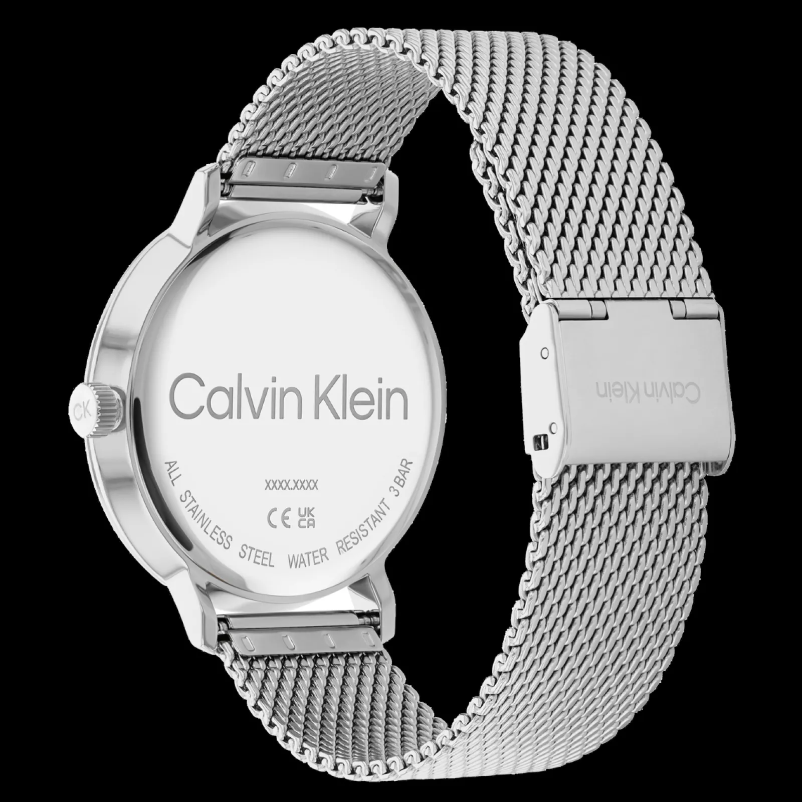 Azul E Aco Em Malha Milanesa-Calvin Klein Watches Store