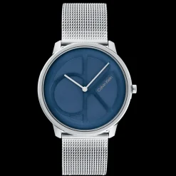 Azul E Aco Em Malha Milanesa-Calvin Klein Watches Clearance