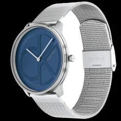 Azul E Aco Em Malha Milanesa-Calvin Klein Watches Clearance
