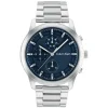 Azul Em Aco-Calvin Klein Watches Cheap