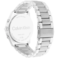 Azul Em Aco-Calvin Klein Watches Cheap