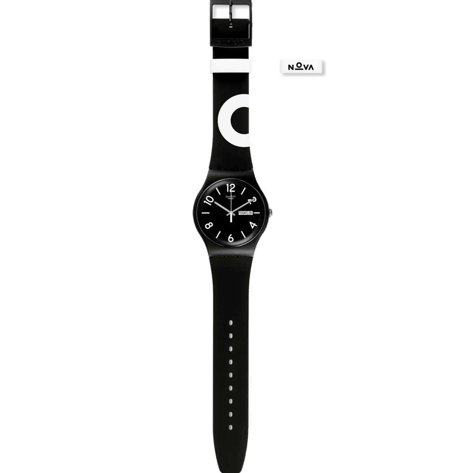 Backup Black, Nova School - White Sleeve-Swatch New