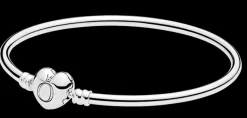 Bangle Com Fecho Coracao-Pandora Cheap