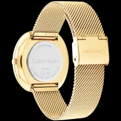 Branco E Dourado Em Malha Milanesa-Calvin Klein Watches Best Sale