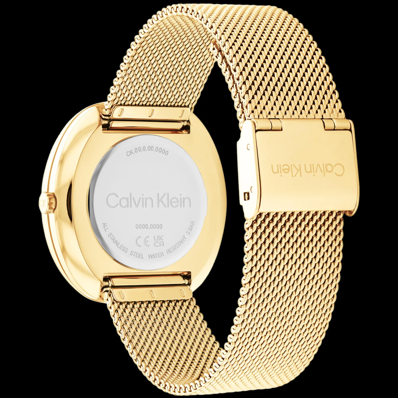 Branco E Dourado Em Malha Milanesa-Calvin Klein Watches Best Sale