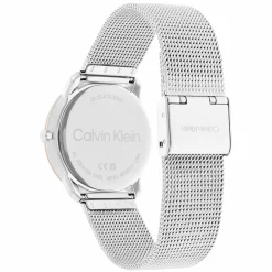 Branco E Dourado Rosa Em Malha Milanesa-Calvin Klein Watches Store