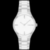 Branco E Prateado Em Aco-Calvin Klein Watches New