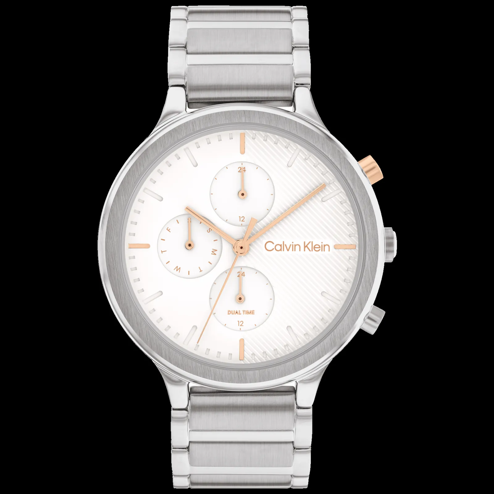 Branco Em Aco-Calvin Klein Watches Best Sale