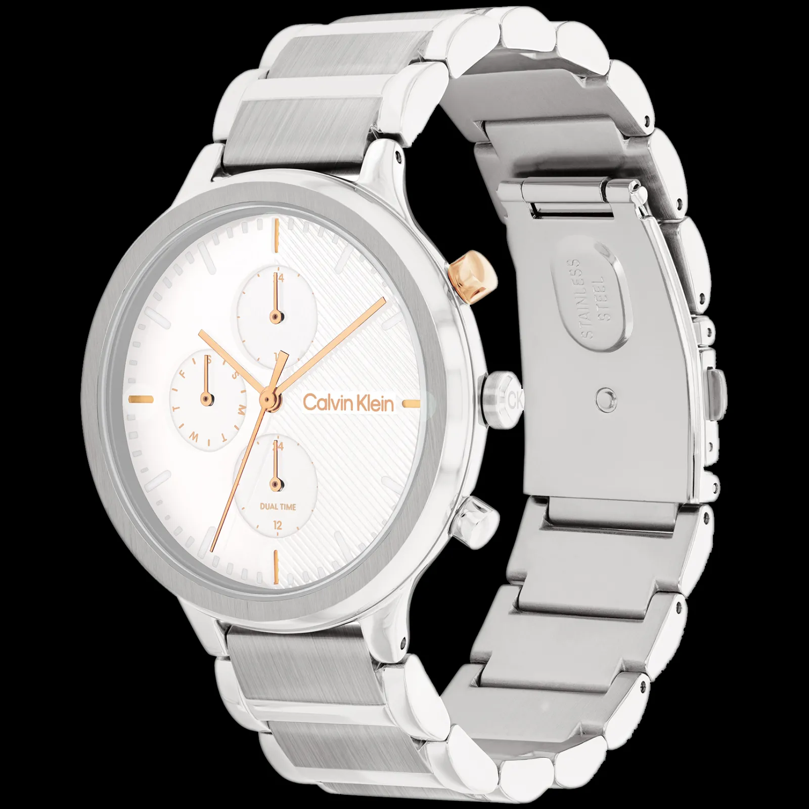 Branco Em Aco-Calvin Klein Watches Best Sale