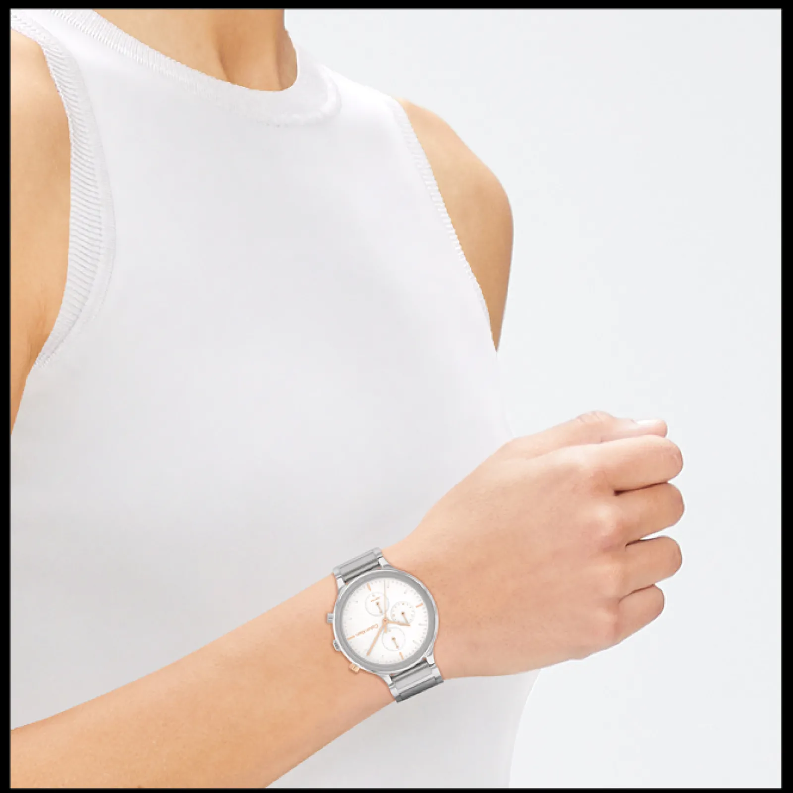 Branco Em Aco-Calvin Klein Watches Best Sale