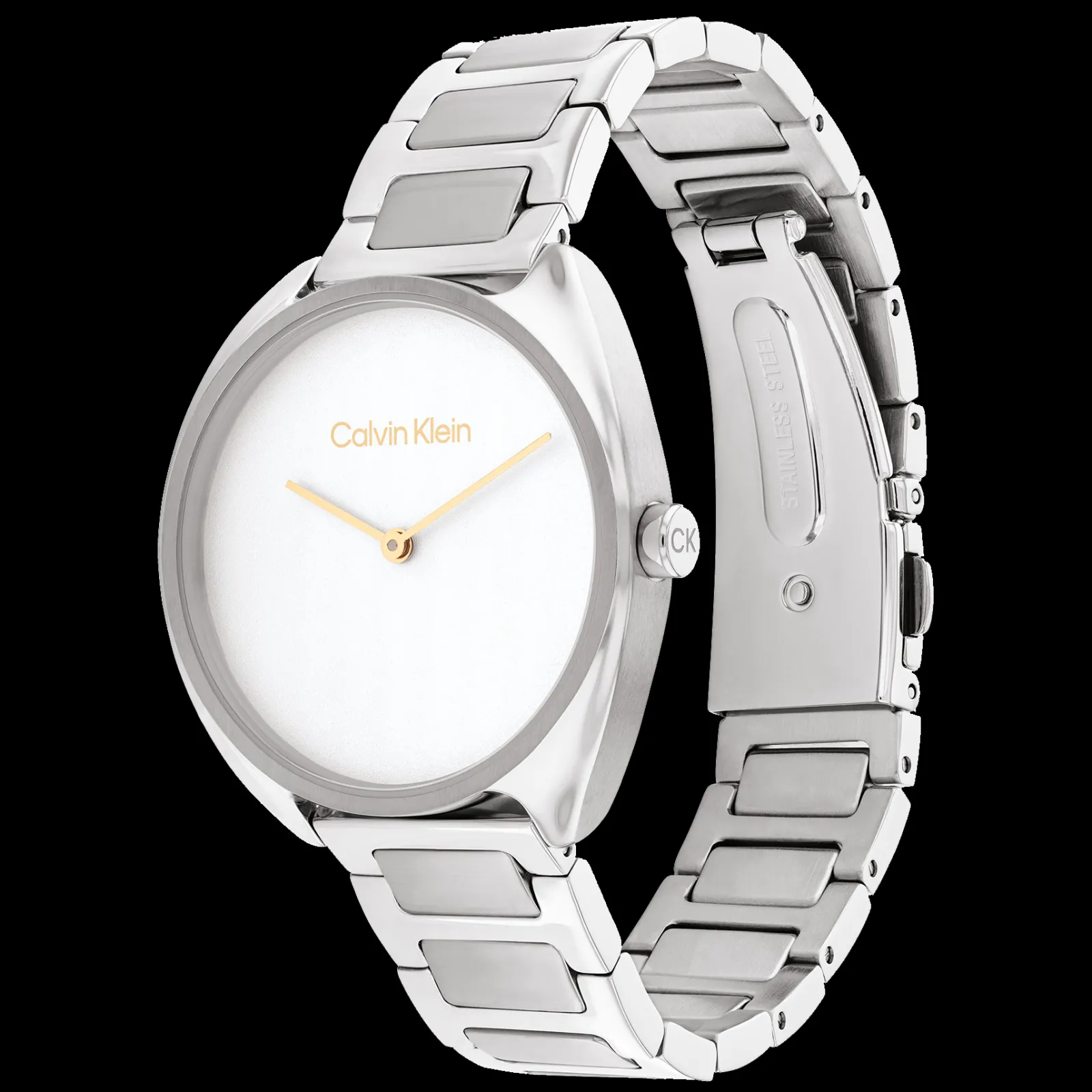 Branco Em Aco-Calvin Klein Watches Store