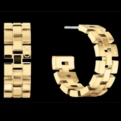 Brincos Argola Em Dourado-Calvin Klein Jewelry Flash Sale