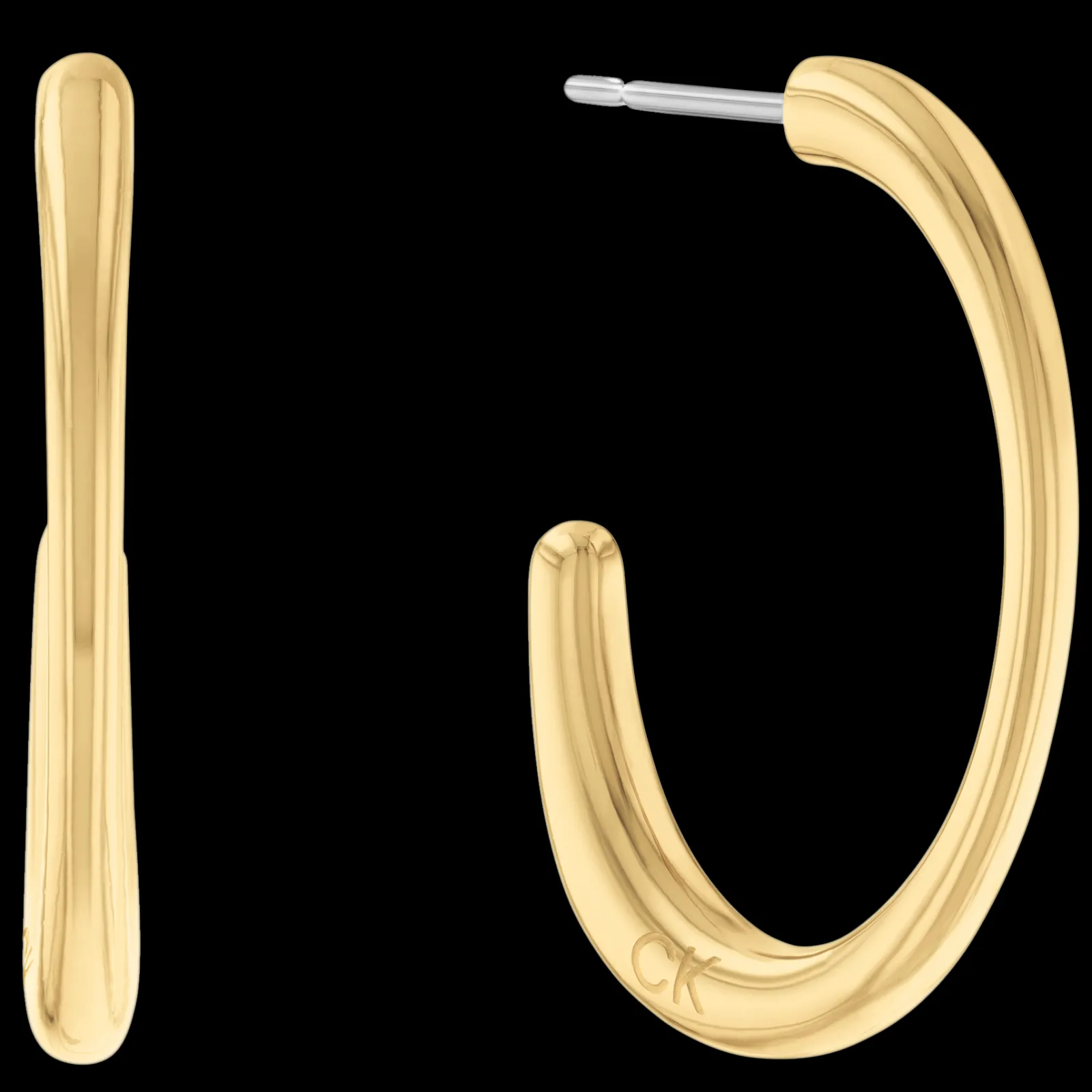 Brincos Argola Em Dourado-Calvin Klein Jewelry Discount