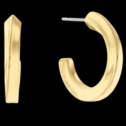 Brincos Argola Em Dourado-Calvin Klein Jewelry Clearance