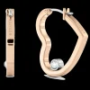 Brincos Bicolor Coracao E Cristais-Tommy Hilfiger Jewelry Fashion