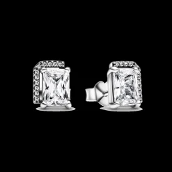 Brincos Com Zirconia Cubica-Pandora New