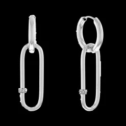 Brincos Em Aco Com Cristais-Calvin Klein Jewelry Cheap