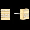 Brincos Em Dourado Com Cristais-Calvin Klein Jewelry Cheap