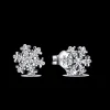 Brincos Floco De Neve Com Zirconias-Pandora Outlet