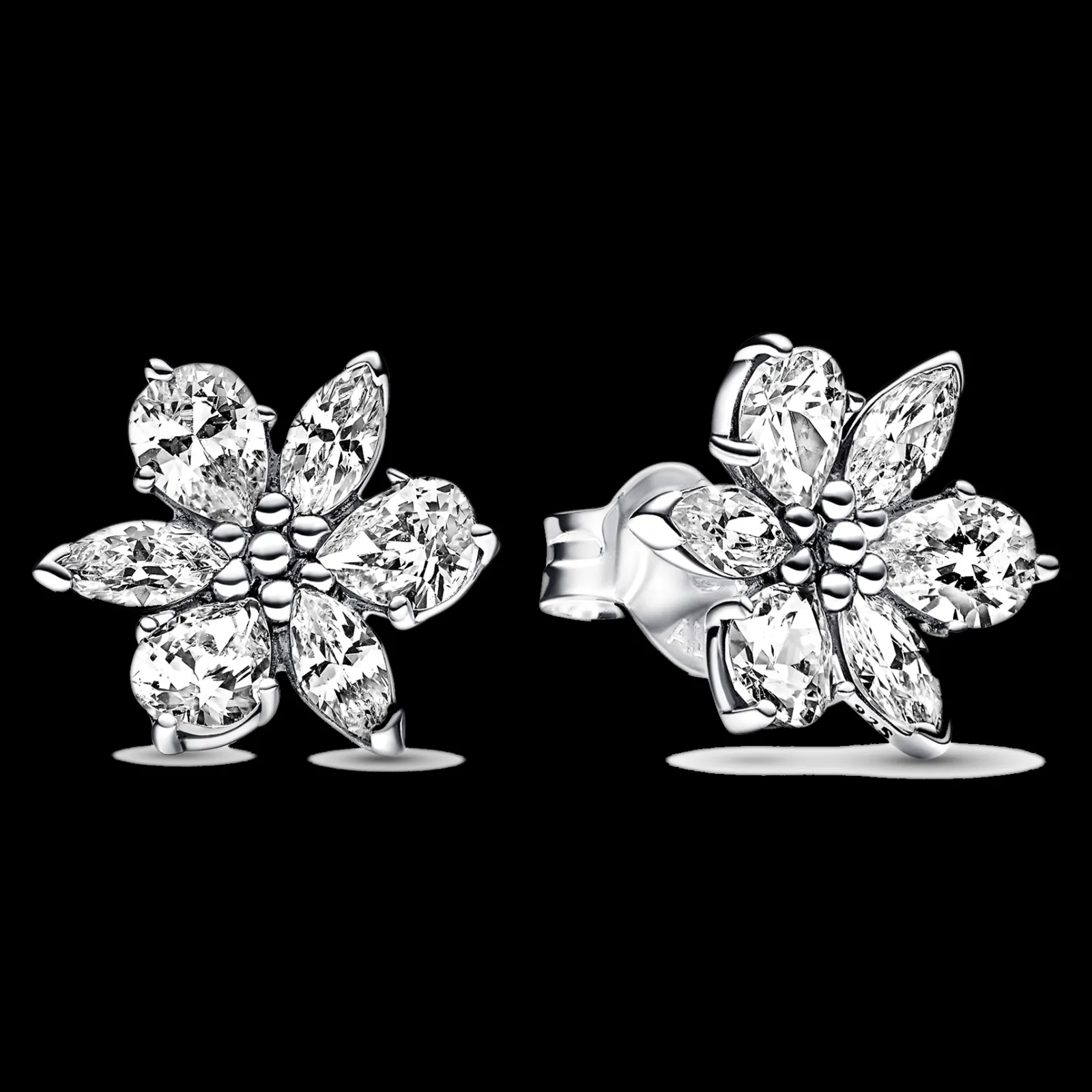 Brincos Herbarium Cluster Com Zirconias-Pandora Hot
