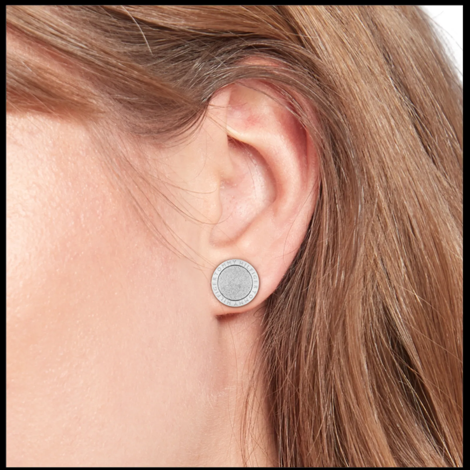 Brincos Prateados-Tommy Hilfiger Jewelry Outlet