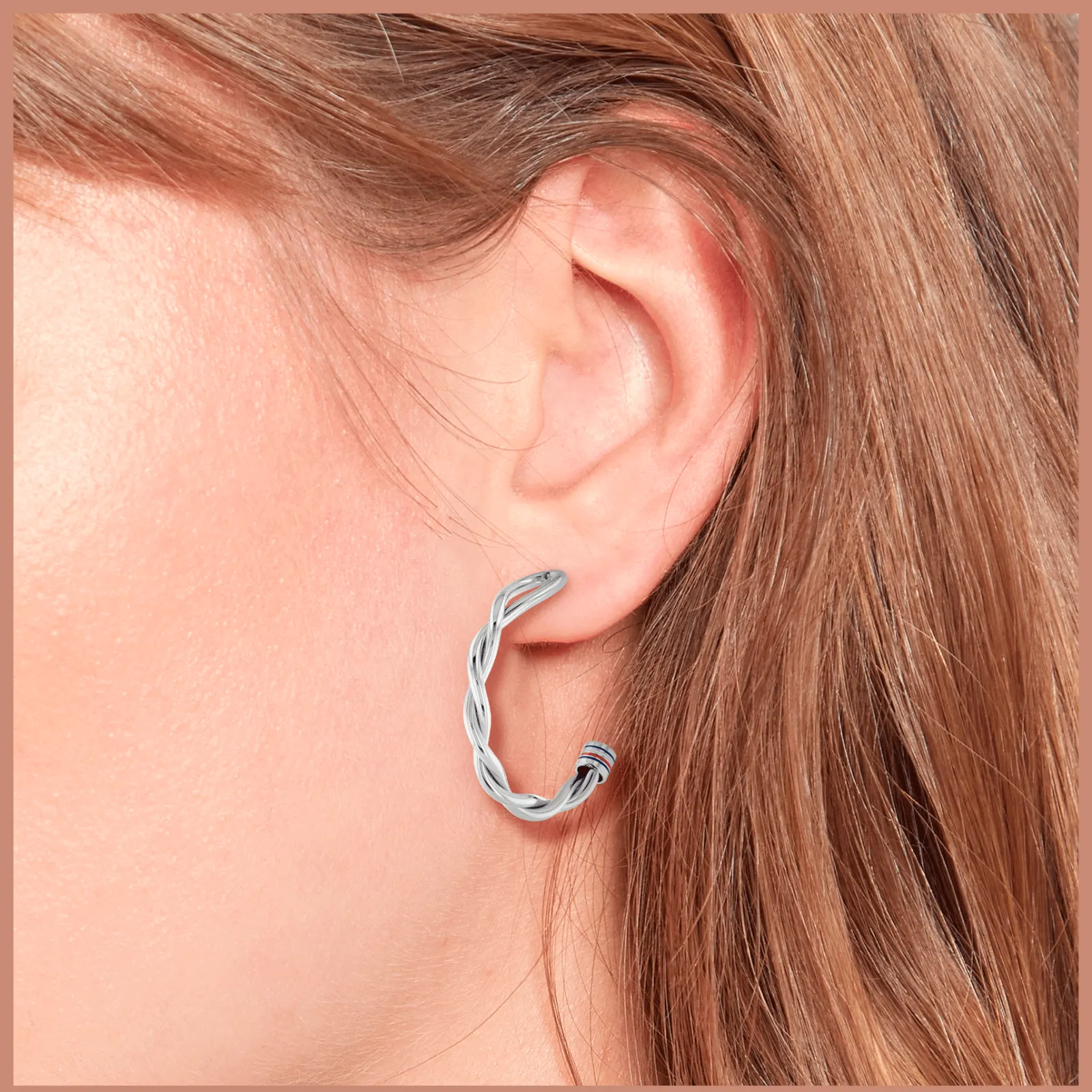 Brincos Prateados-Tommy Hilfiger Jewelry Cheap