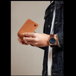 Carteira Pass Leather Coin Saddle-Nixon Discount