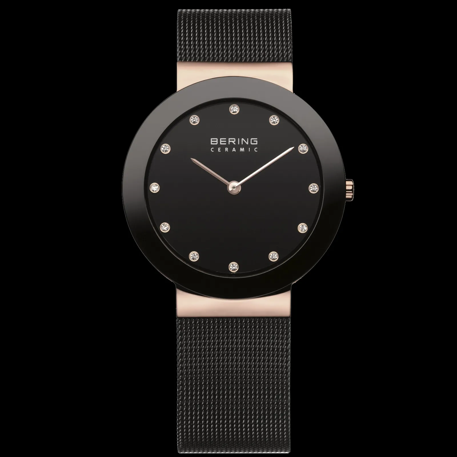 Ceramic Preto E Dourado Rosa-Bering Watches Clearance