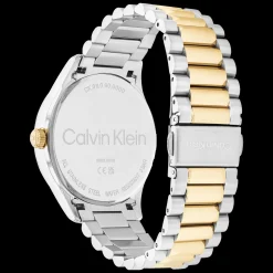 Cinzento E Dourado Em Aco-Calvin Klein Watches Hot