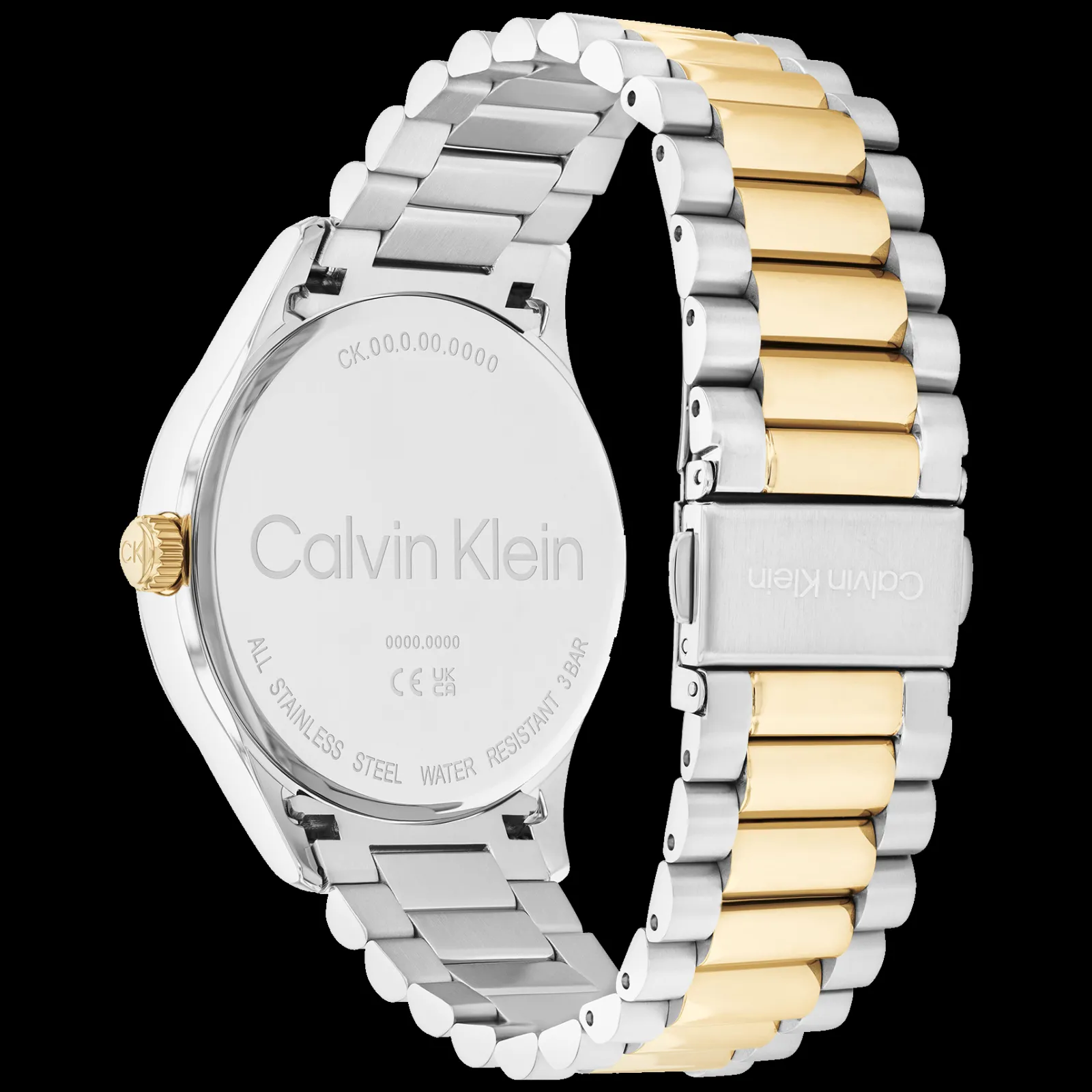 Cinzento E Dourado Em Aco-Calvin Klein Watches Hot