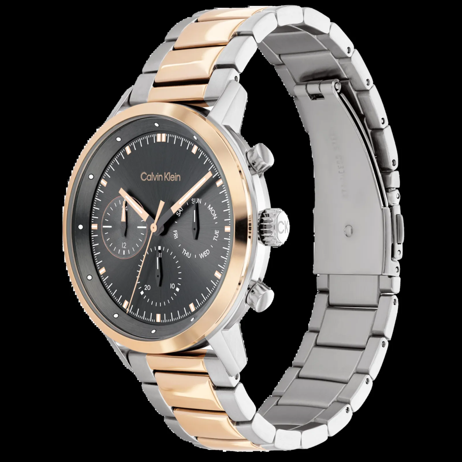 Cinzento E Dourado Rosa Em Aco-Calvin Klein Watches Clearance