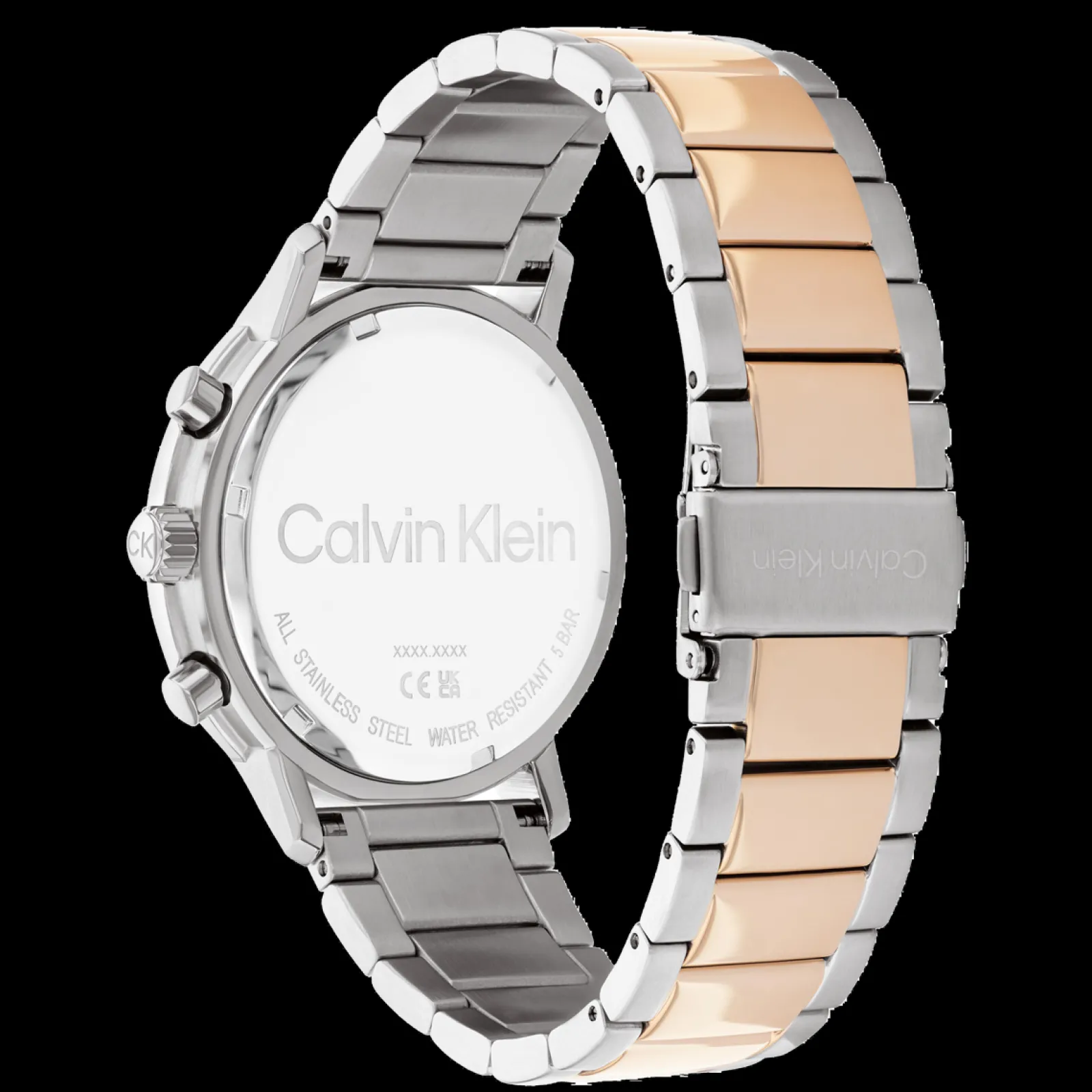 Cinzento E Dourado Rosa Em Aco-Calvin Klein Watches Clearance