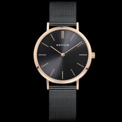 Classic Preto E Dourado Rosa-Bering Watches Outlet