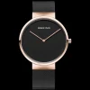 Classic Preto E Dourado Rosa-Bering Watches Shop