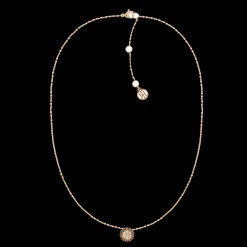 Colar Aco Dourado Rosa E Cristais-Tommy Hilfiger Jewelry Flash Sale