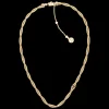 Colar Aco Dourado Twist Ajustavel-Tommy Hilfiger Jewelry Cheap