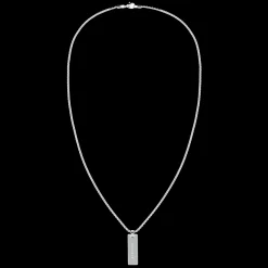Colar Aco E Pele Castanha-Tommy Hilfiger Jewelry Online